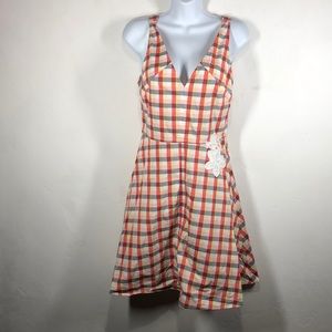 A New Day red plaid dress size 6